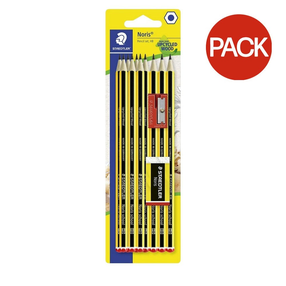 image 1 of Staedtler Noris HB Pencil Set (Pack of 12) - Yellow/Black - One Size