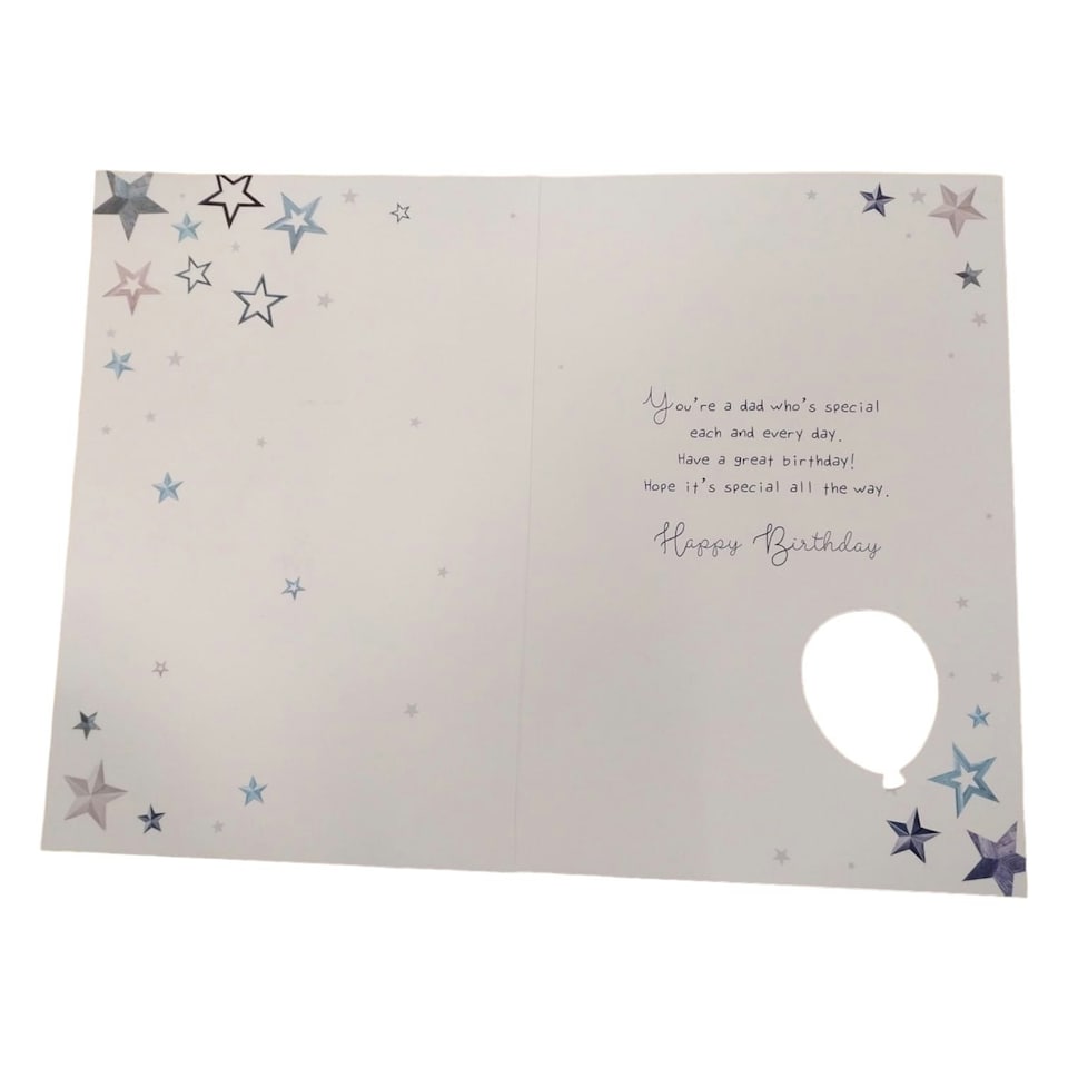 image 1 of To a Special Dad Happy Birthday Balloon Boutique Greeting Card
