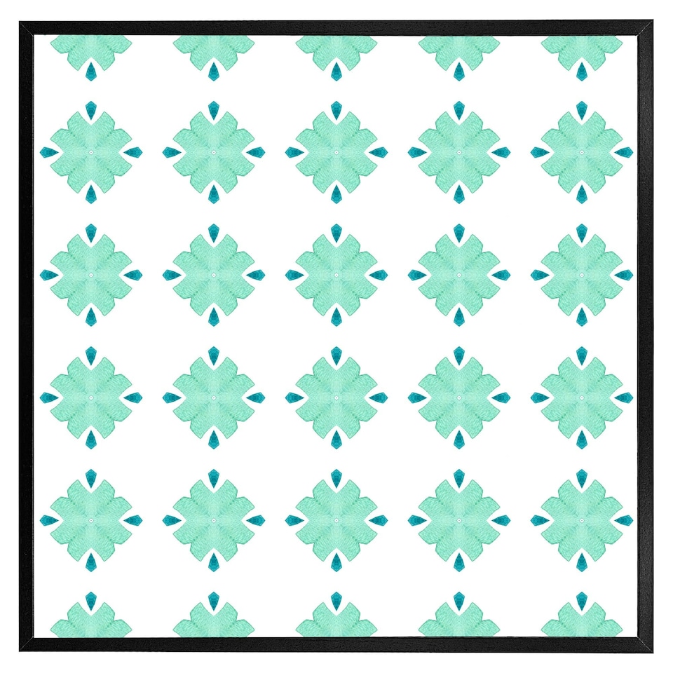 image 1 of Green uncommon boho chic summer design (Picutre Frame) Grey | XL