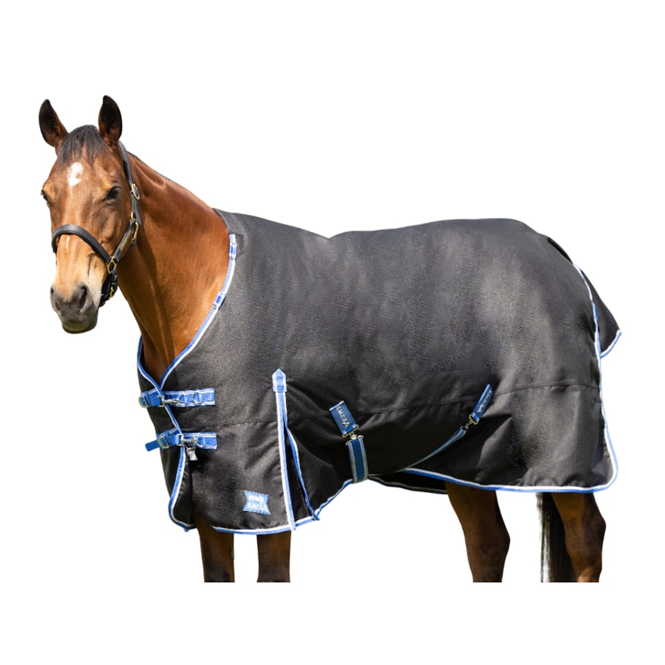 image 1 of StormX Empra Extra Detachable Neck Horse Turnout Rug | Black | Black | 7Ft | 1
