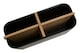 image 3 of Orsina 4 Section Black Storage Organizer, Desk Organizers For Tools, Sturdy Kitchen Drawer Organizer For Utensils
