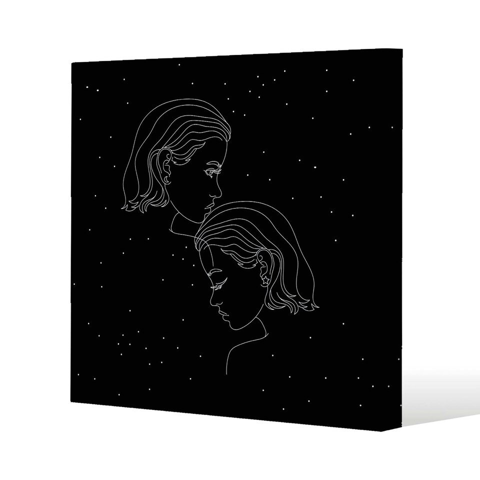 Gemini zodiac sign (canvas) 101 x 101 x 4cm