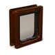 image 10 of Cat Mate 4-Way-Locking Cat Flap with Liner to 50mm (2 inches) – Brown (235B)