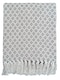 image 1 of Eden Cotton Geometric Throw | Brown | Brown (228x254 cm) | S | 1