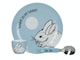 image 1 of Creative Tops Into The Wild Little Explorer Bunny 3 Piece Breakfast Set