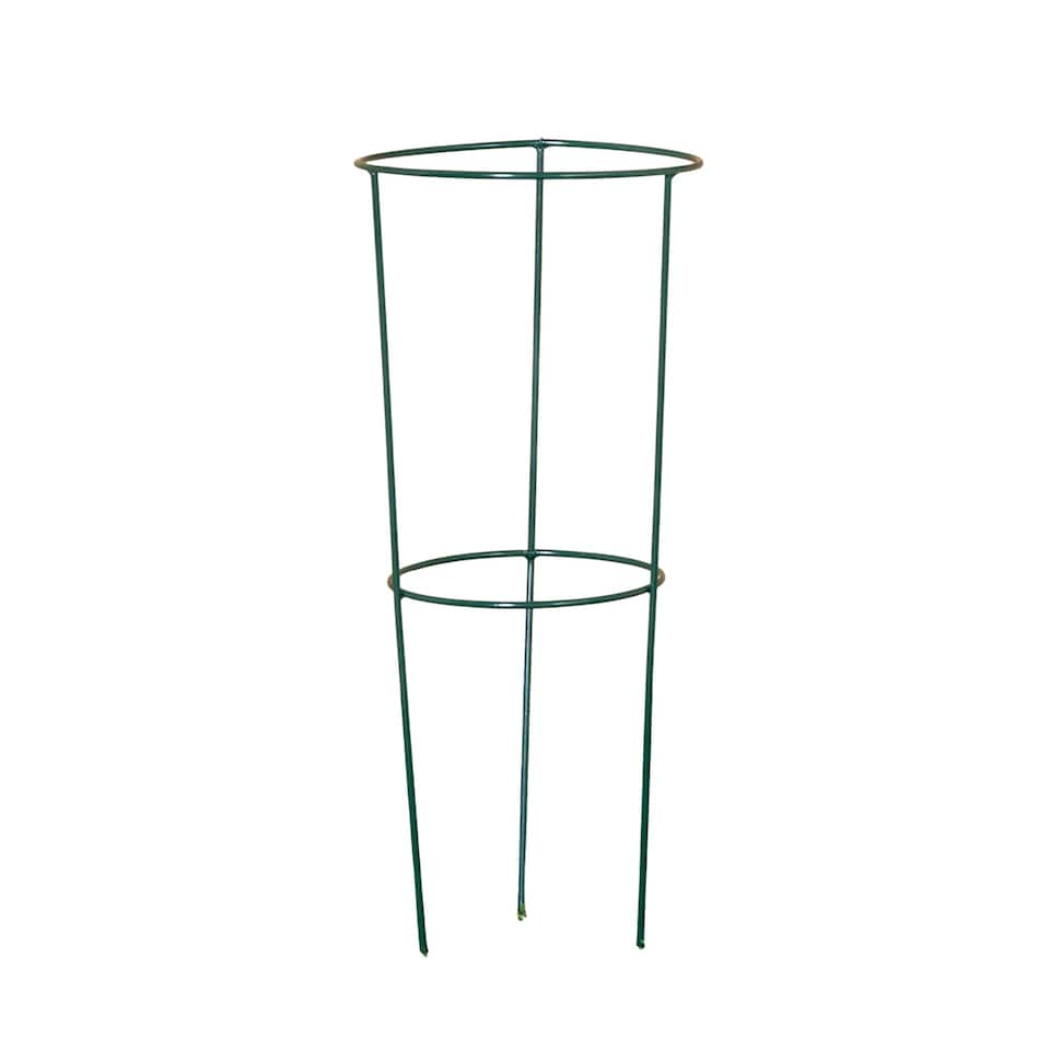 image 1 of Tom Chambers Urban Green Conical Garden Plant Support Ring 20cm- Small