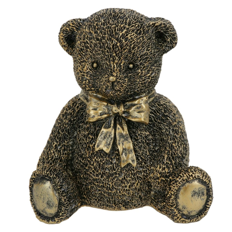 image 1 of Teddy Bear Figurine Statue Ornament Resin Statue Sculpture Home Decor Gift