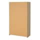 image 4 of Uppsala Open Wardrobe Unit in Jackson Hickory Oak with a Beige Textile Curtain