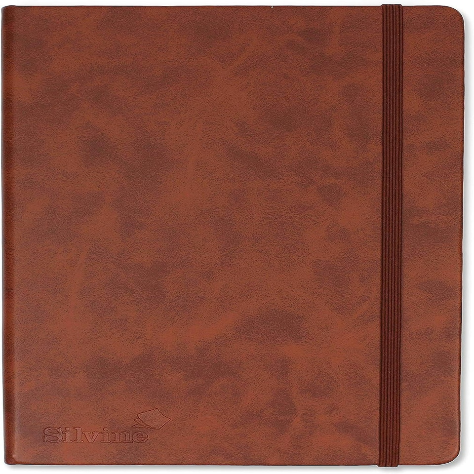 image 1 of Silvine Executive Soft Feel Notebook Ruled with Marker Ribbon 160pp 90gsm A5 Tan Ref 197TN