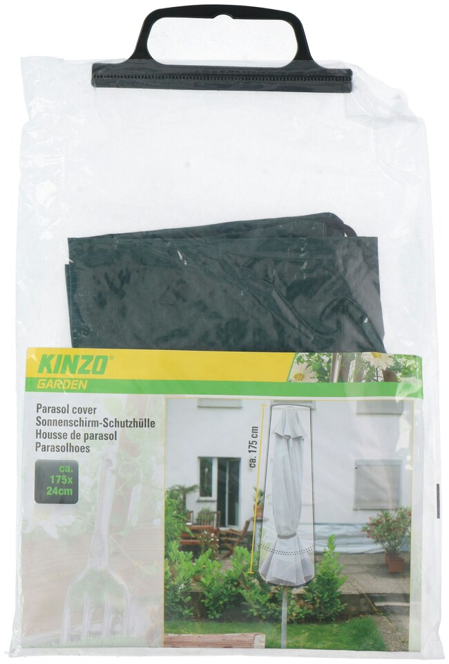 image 1 of Umbrella Parasol Cover Garden Patio Waterproof Outdoor Protection 175x24cm KINZO | Green