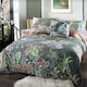 image 3 of Spirit of Kyoto Duvet Cover Set Cotton Japanese-Inspired Print, 200 Thread Count | Multi | King