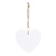 image 2 of Something Different Friendship Is... Heart Hanging Sentiment Sign - White - One Size