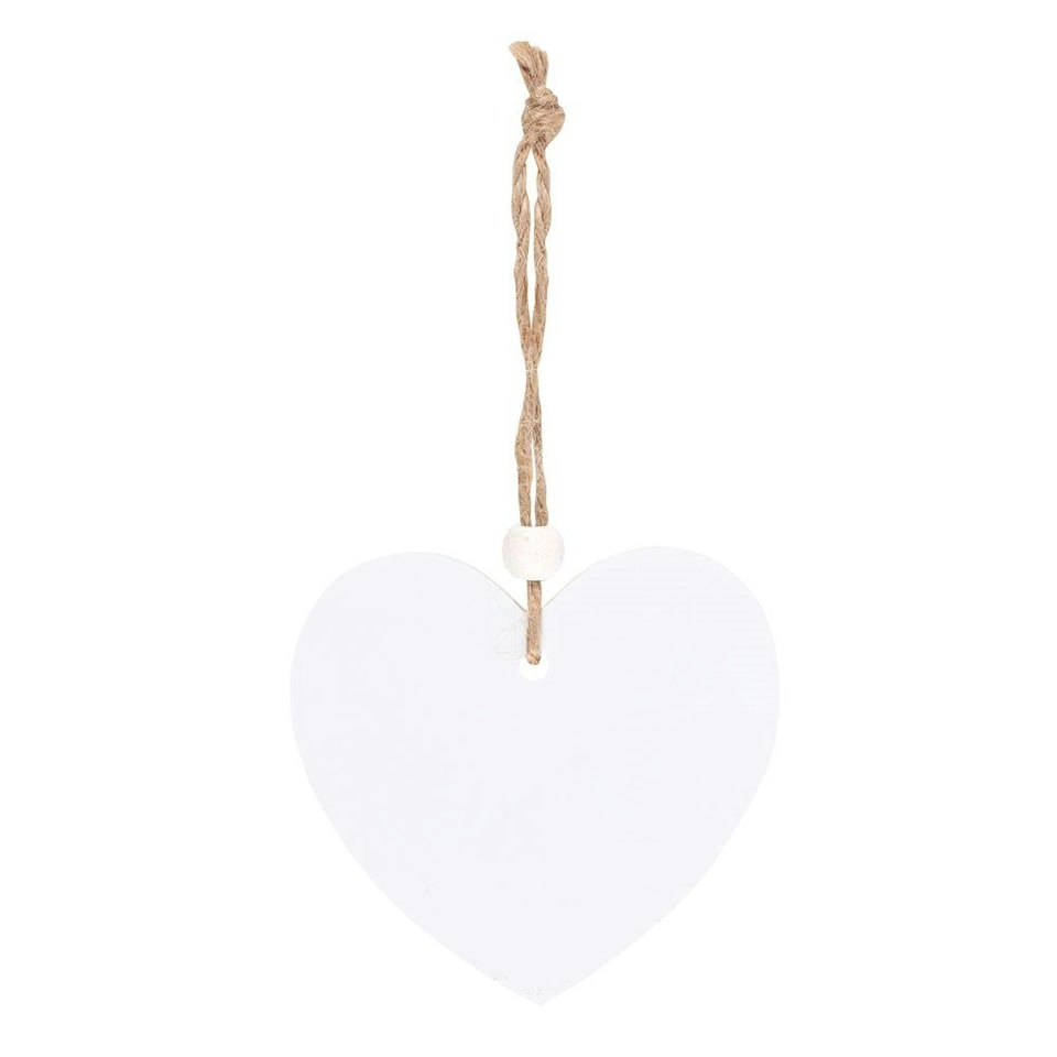 image 1 of Something Different Friendship Is... Heart Hanging Sentiment Sign - White - One Size