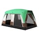 image 1 of Outsunny Camping Tent with 3000mm Waterproof Rainfly & Screen Panels, Green