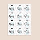 image 3 of Team Boy Gender Reveal Round Stickers 60mm - Sheet of 12
