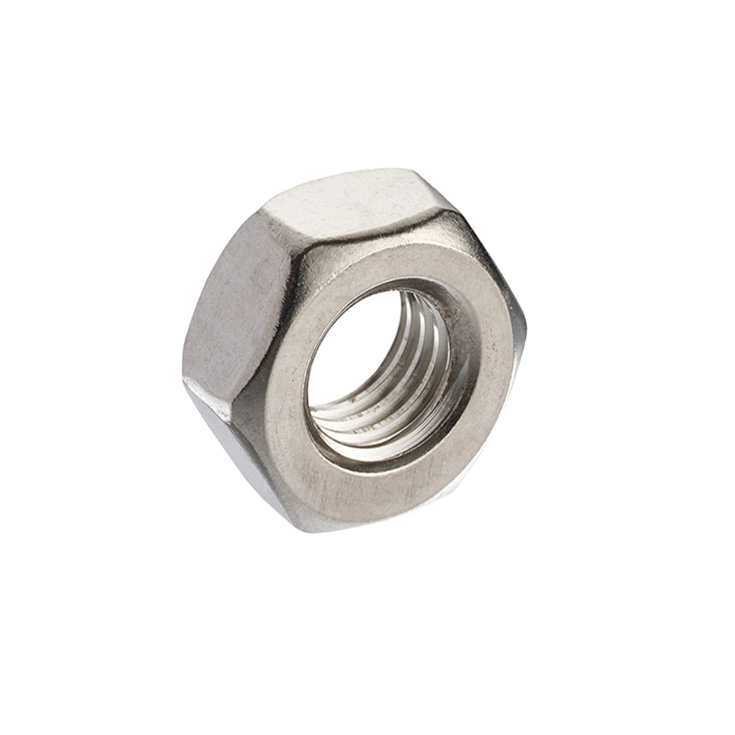 Unifix A4-316 St/St Full Nuts DIN 934 M4 x 0.70 in Silver