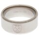 image 1 of West Ham United FC Band Ring - Silver - Large