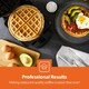 image 3 of Geepas 1000W Rotating Belgian Waffle Maker