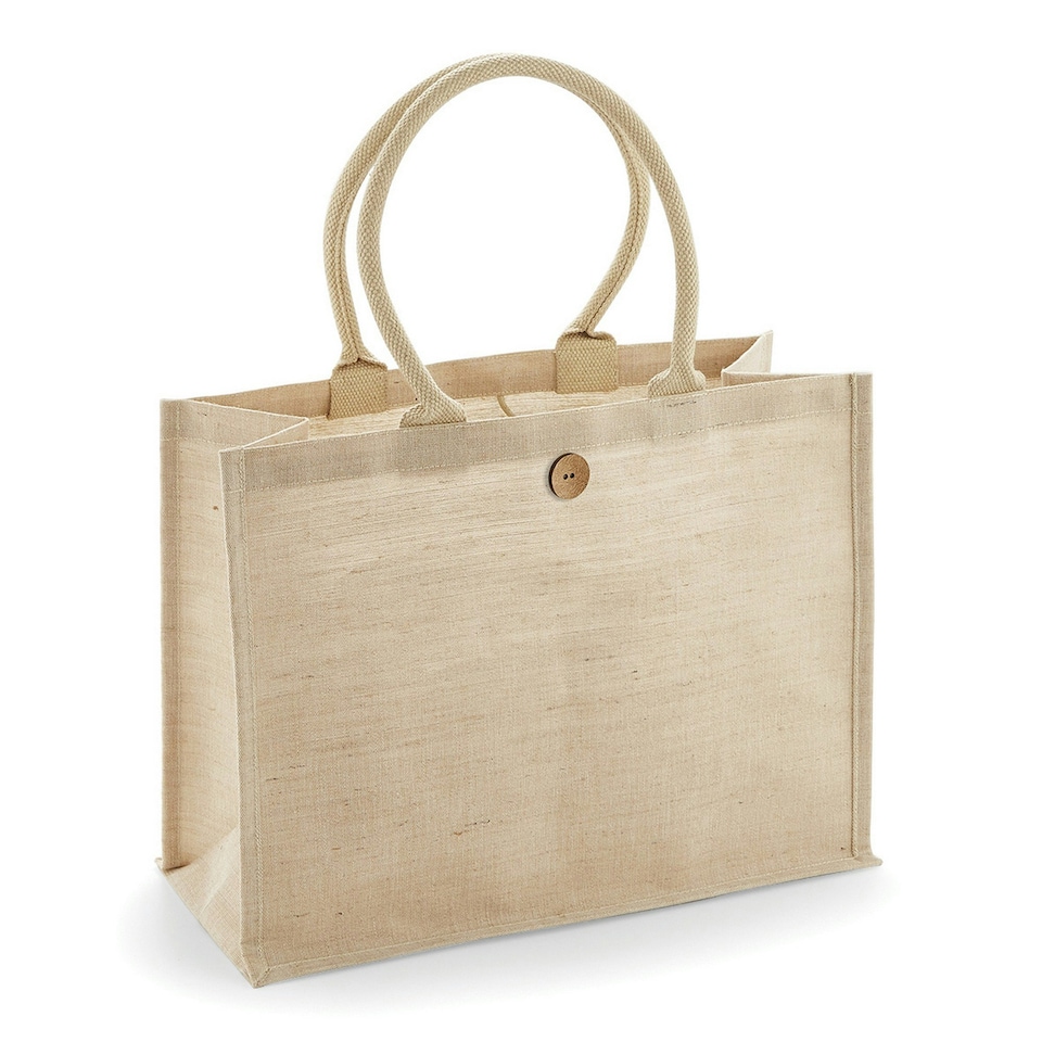 image 1 of Westford Mill Juco Shopper Bag - Natural - One Size Cream