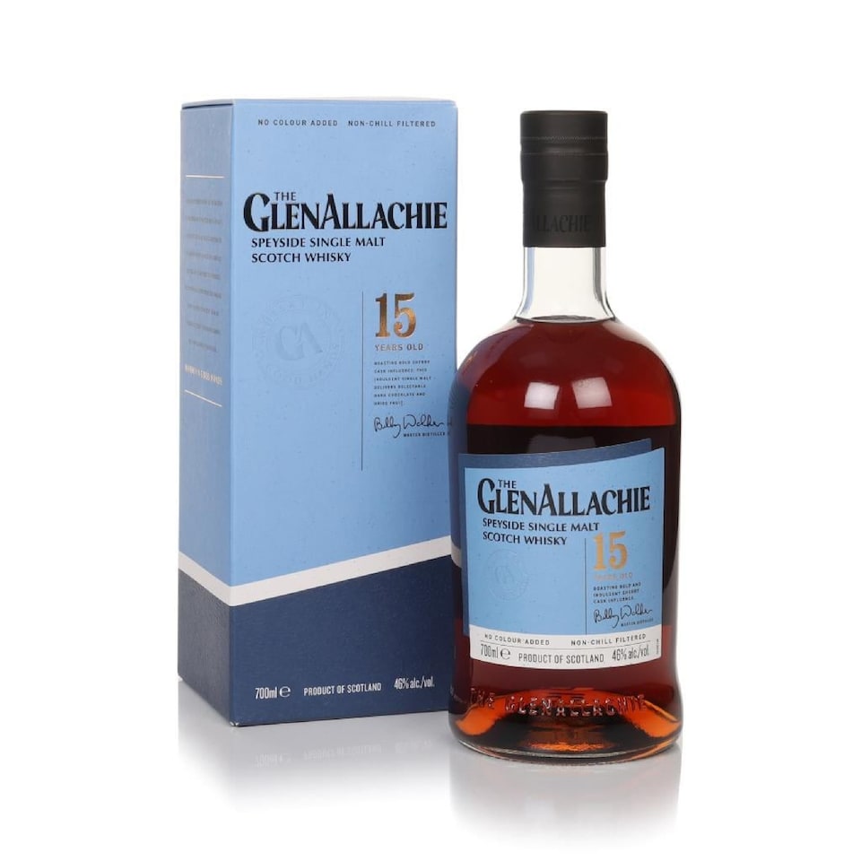 image 1 of GlenAllachie 15 Year Old | Clear | mahogany | cinnamon, orange zest, vanilla toffee and dark chocolate | 700