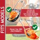 image 2 of SPARES2GO Blade for Flymo Easi Glide 300 Hover Micro Compact HC300 MC300 FLY004 Lawnmower (30cm) + Spacers