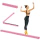image 1 of HOMCOM 2.4M 8FT Gymnastics Folding Balance Beam Home Gym Training Exercise Sports - Pink