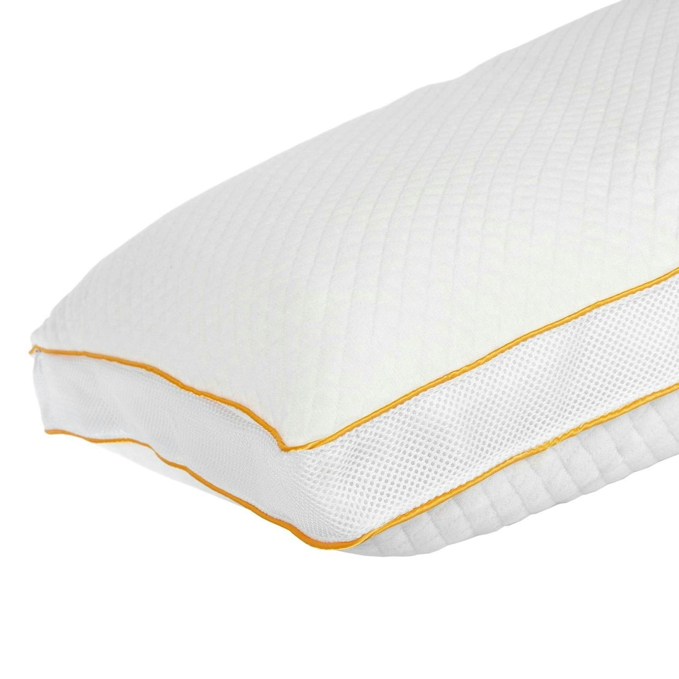 image 1 of Homescapes Hypoallergenic Breathable Luxury Pillow - 48 x 74 cm | White
