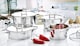 image 4 of Elit Collection 8-piece Stainless Steel Cookware Set