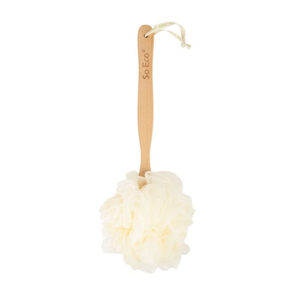 image 1 of So Eco Long Handle Shower Pouf