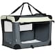 image 6 of PawHut 81cm Foldable Pet Carrier Bag Soft Travel Dog Crate for Medium Dogs Grey