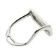 image 2 of Lorina Bent Leg Safety Stirrup Irons - Silver - 4in