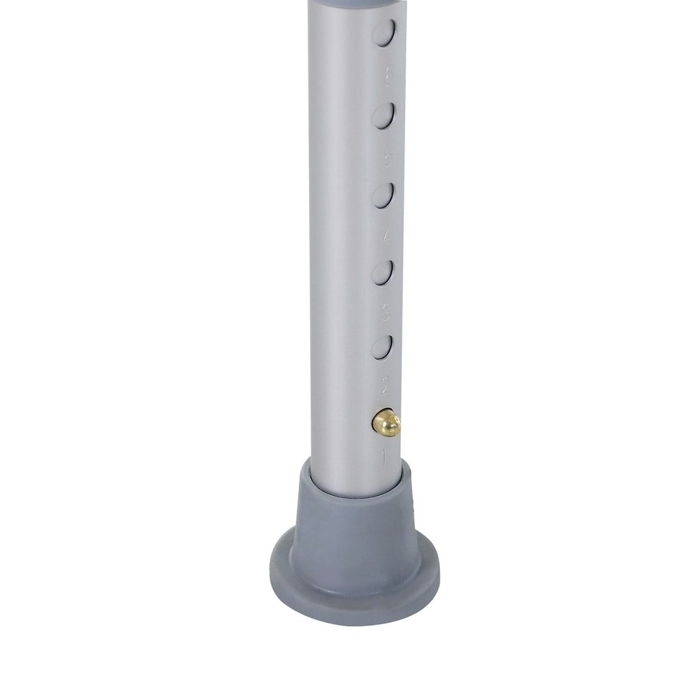 image 1 of HOMCOM Height Adjustable Shower Chair with Suction Cup Feet Armrest Backrest
