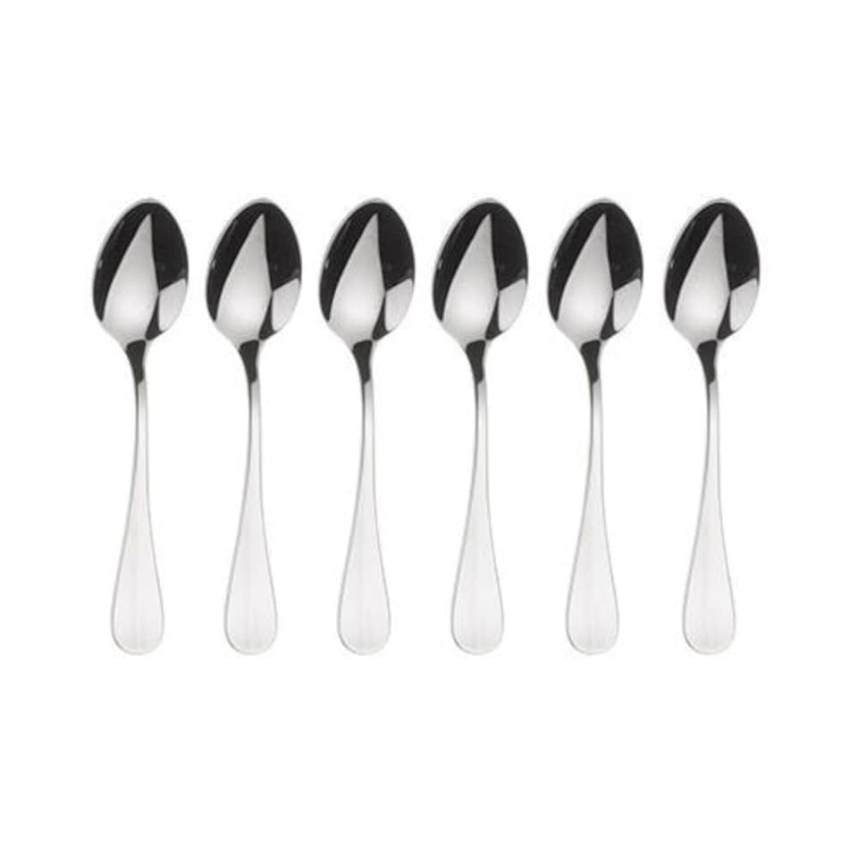Arthur Price Classic Baguette Set of 6 Tea Spoons