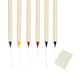 image 3 of XD Collection Micki infinity Notepad And Pencil Set (Pack of 6) - White - One Size White