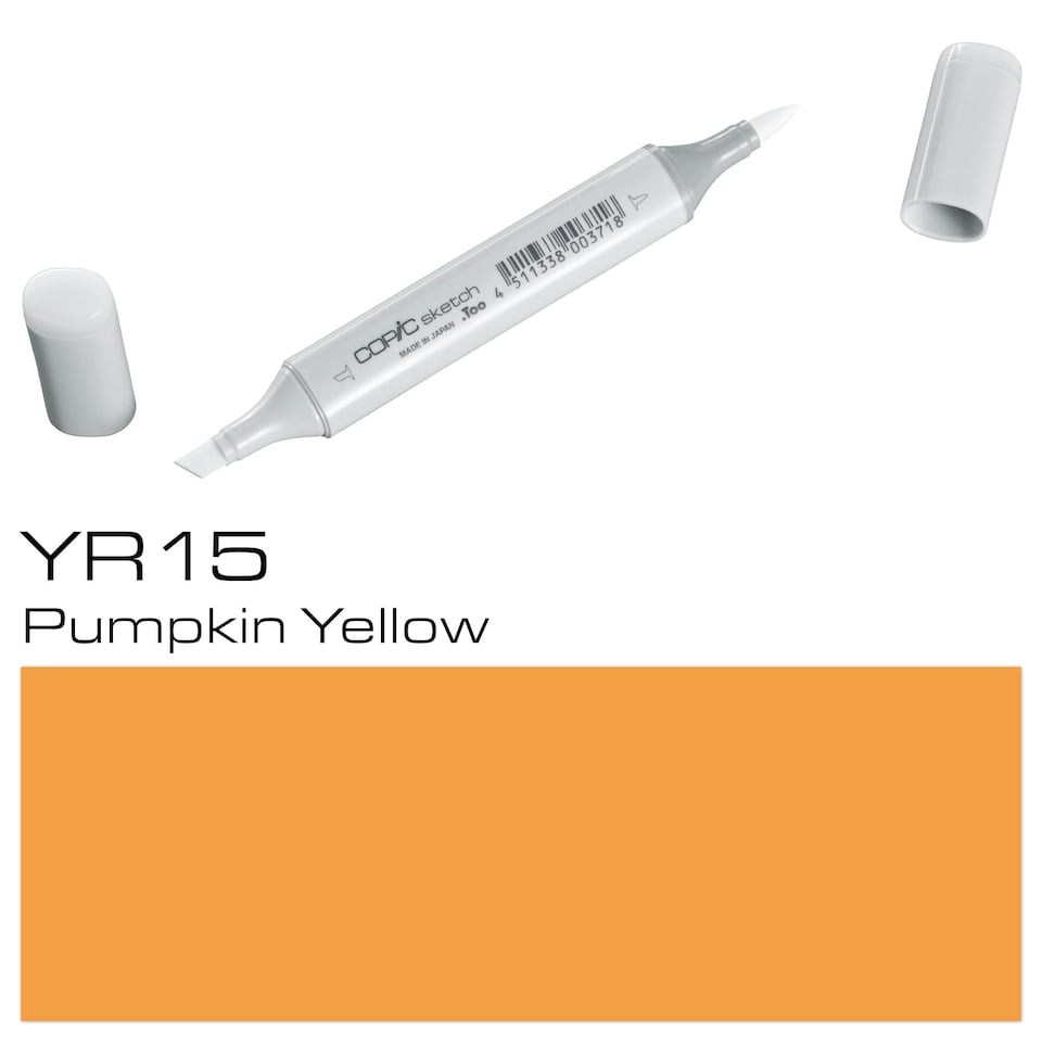 image 1 of Copic Sketch Marker, Pumpkin Yellow, Single Pen