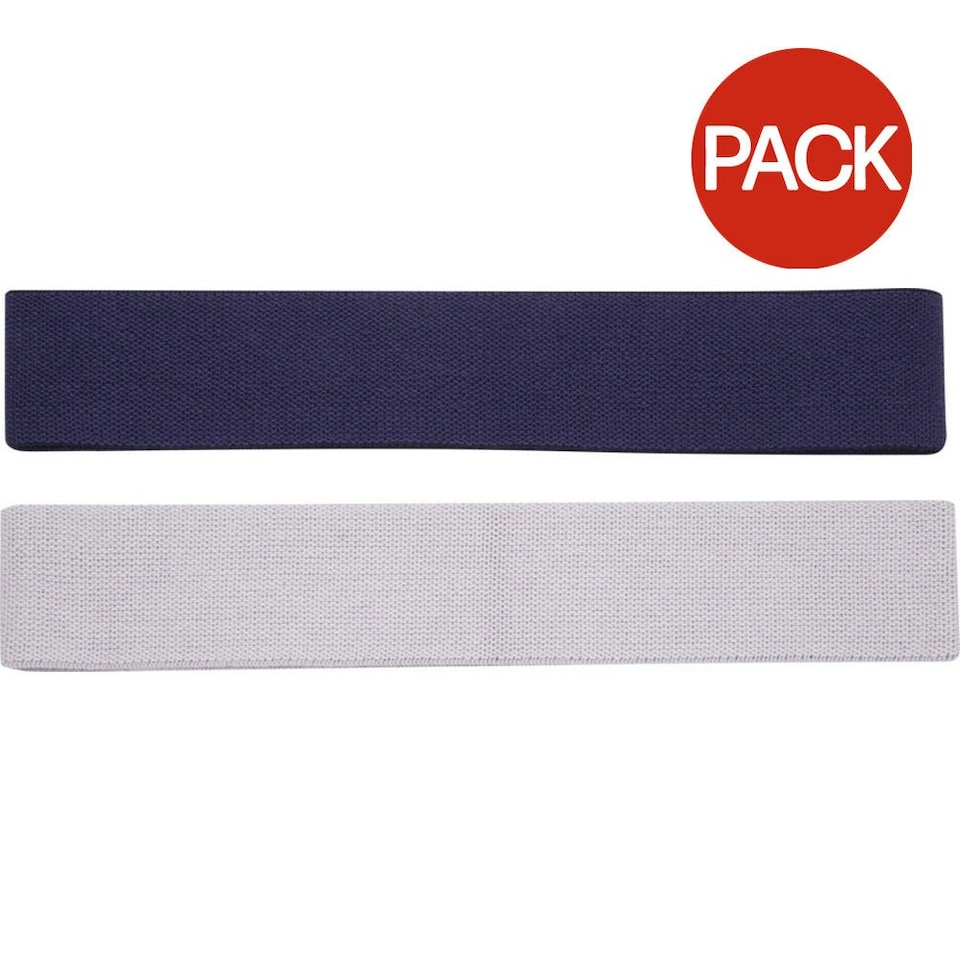 image 1 of Floso Gripped Resistance Band (Pack of 2) - Dusk/Purple - One Size
