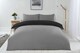image 2 of Brights Reversible Duvet King Bed BlackGrey