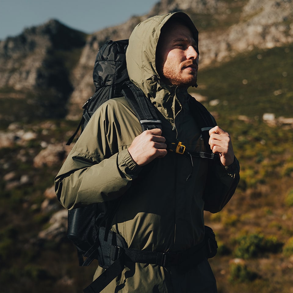 image 1 of 70L Professional Mountaineering Backpack | Black | Black