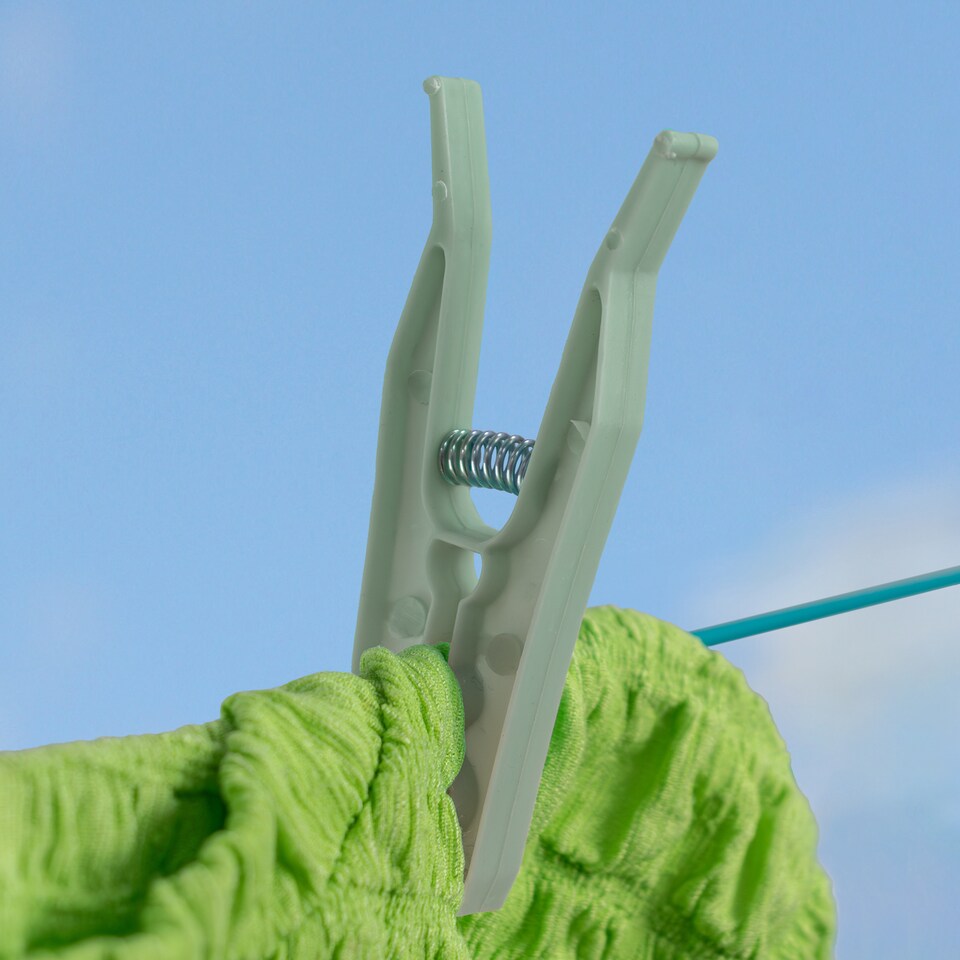 image 1 of JVL 144 Pack Large Plastic Clothes Pegs,  Assorted Colours