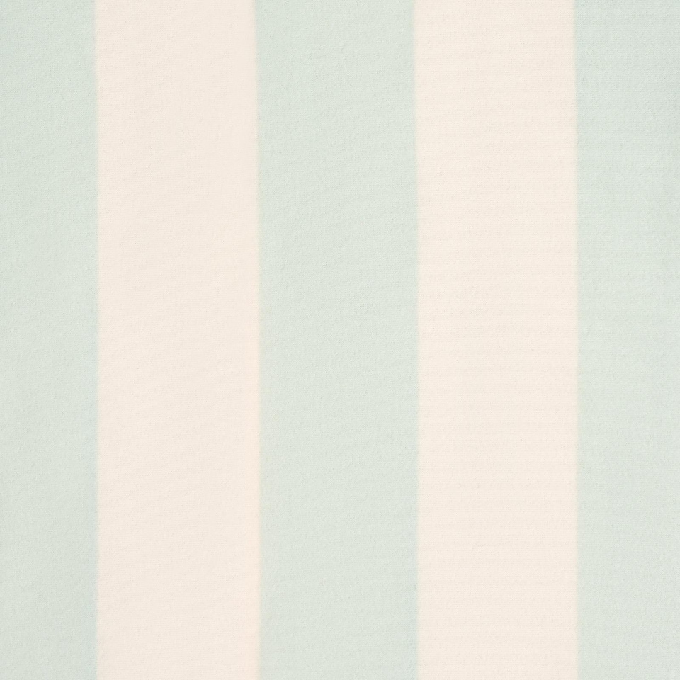 image 1 of OHS Stripes Print Polar Fleece Throw Blanket Lightweight Bedspread | Multi | Sage/Cream