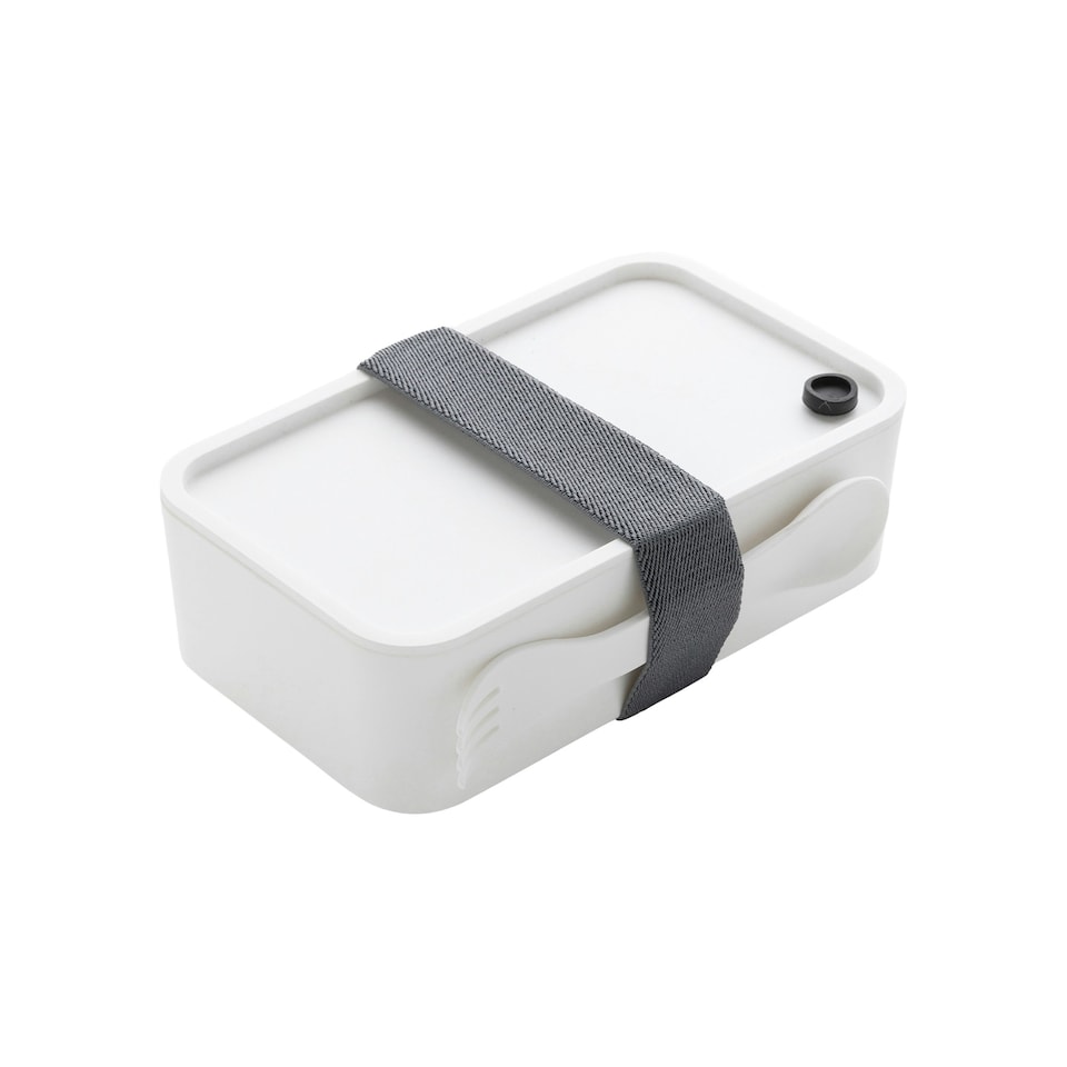image 1 of XD Collection Polypropylene 0.8L Lunch Box - White - One Size