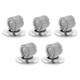 image 3 of 50 x Self Adhesive Single Metal Pen Holders - Pencil Stationery Clip
