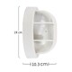 image 6 of CGC Ronnie White Cage Round Bulkhead Light | White | White | Diameter: 19 cm, Depth: 10.3 cm