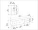 image 6 of Decorotika Rans Unit for TVs up to 55 Inches with Wall Shelf Unit