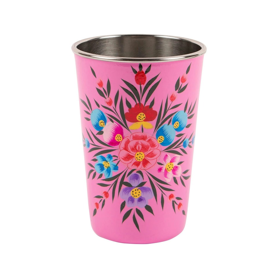 image 1 of BillyCan Picnic Tumblers - 400ml - Raspberry Pansy - Pack of 6