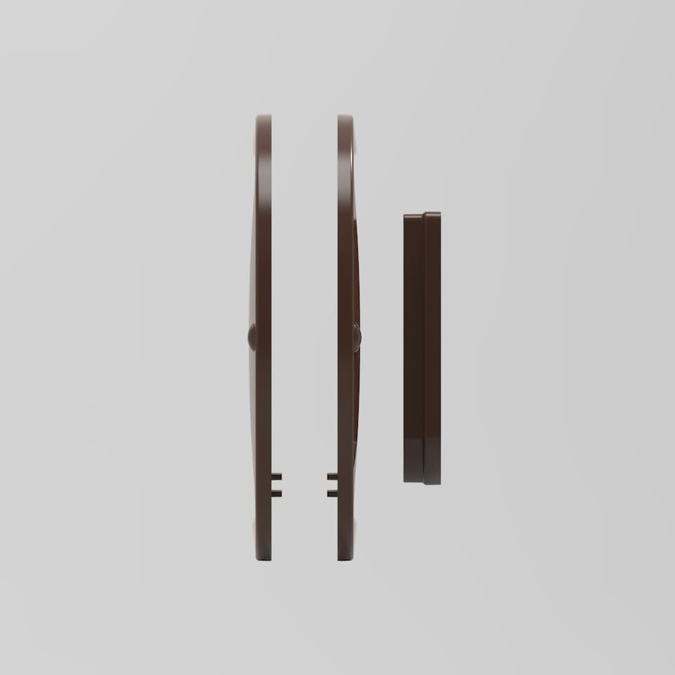 image 1 of Cat Mate Cat Flap Adapter Kit for Walls and Glass Panels – Brown (361B)