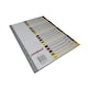 image 4 of A4 A-Z 20 Part Polypropylene Dividers with Reinforced Index Cover