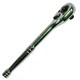 image 1 of 3/8" Dr Ratchet Handle Socket Wrench 24 Teeth Quick Release Oval Head