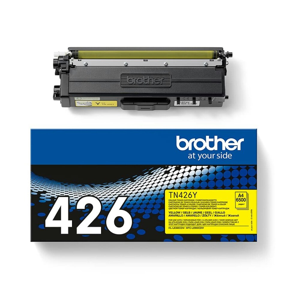 image 1 of Brother TN426Y - Super Jumbo - yellow - original - toner cartridge - for Brother HL-L8360CDW, MFC-L8900CDW