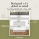 image 7 of 595mm - 1 Bowl Fireclay Butler Kitchen Sink - Tap Ledge, Hole, Overflow & Waste